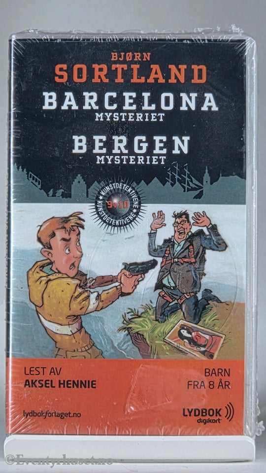 Bjørn Sortland (2009). Barcelonamysteriet / Bergenmysteriet. Lydbok på digikort. Ny i plast!