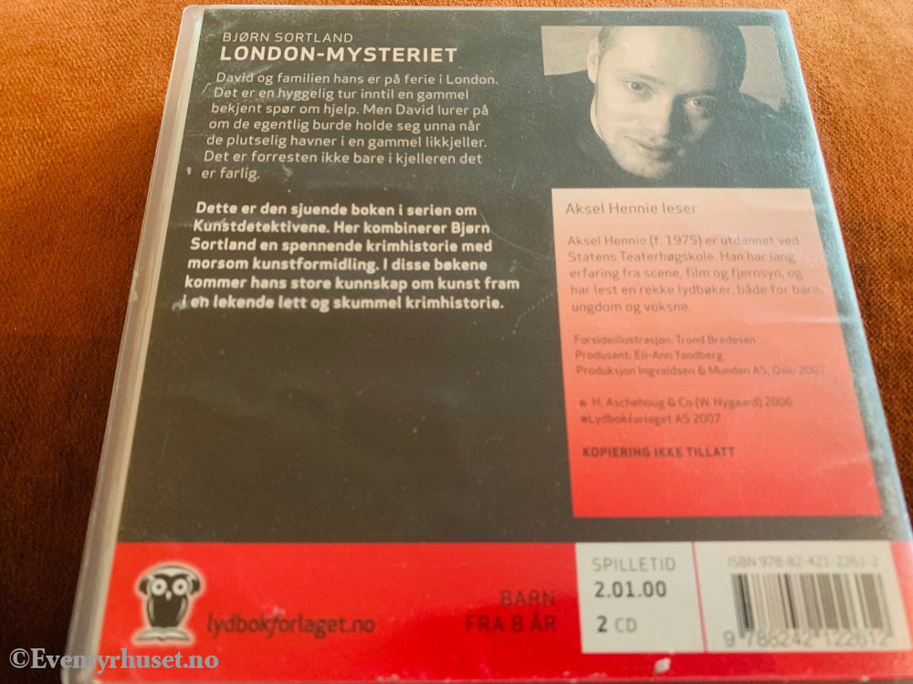 Bjørn Sortland. London-mysteriet. 2002. Lydbok på CD.
