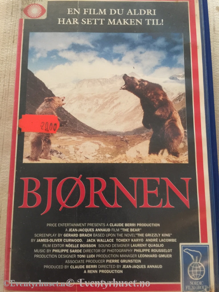 Bjørnen. Vhs Big Box.