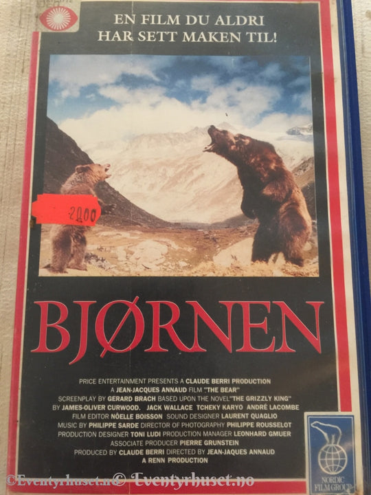 Bjørnen. Vhs Big Box.