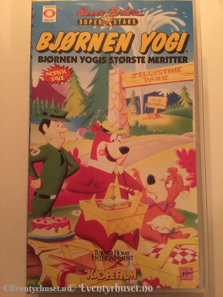 Bjørnen Yogis Største Meritter. 1991. Vhs. Vhs