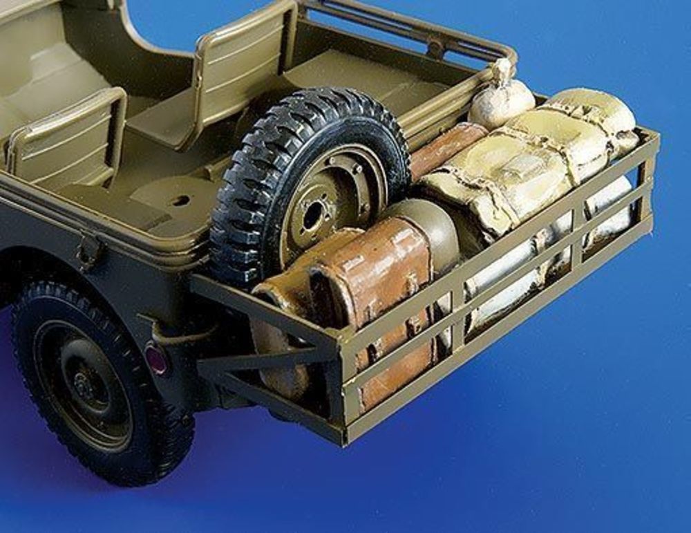 Anbau mit Gepäck für Tamiya Bausatz