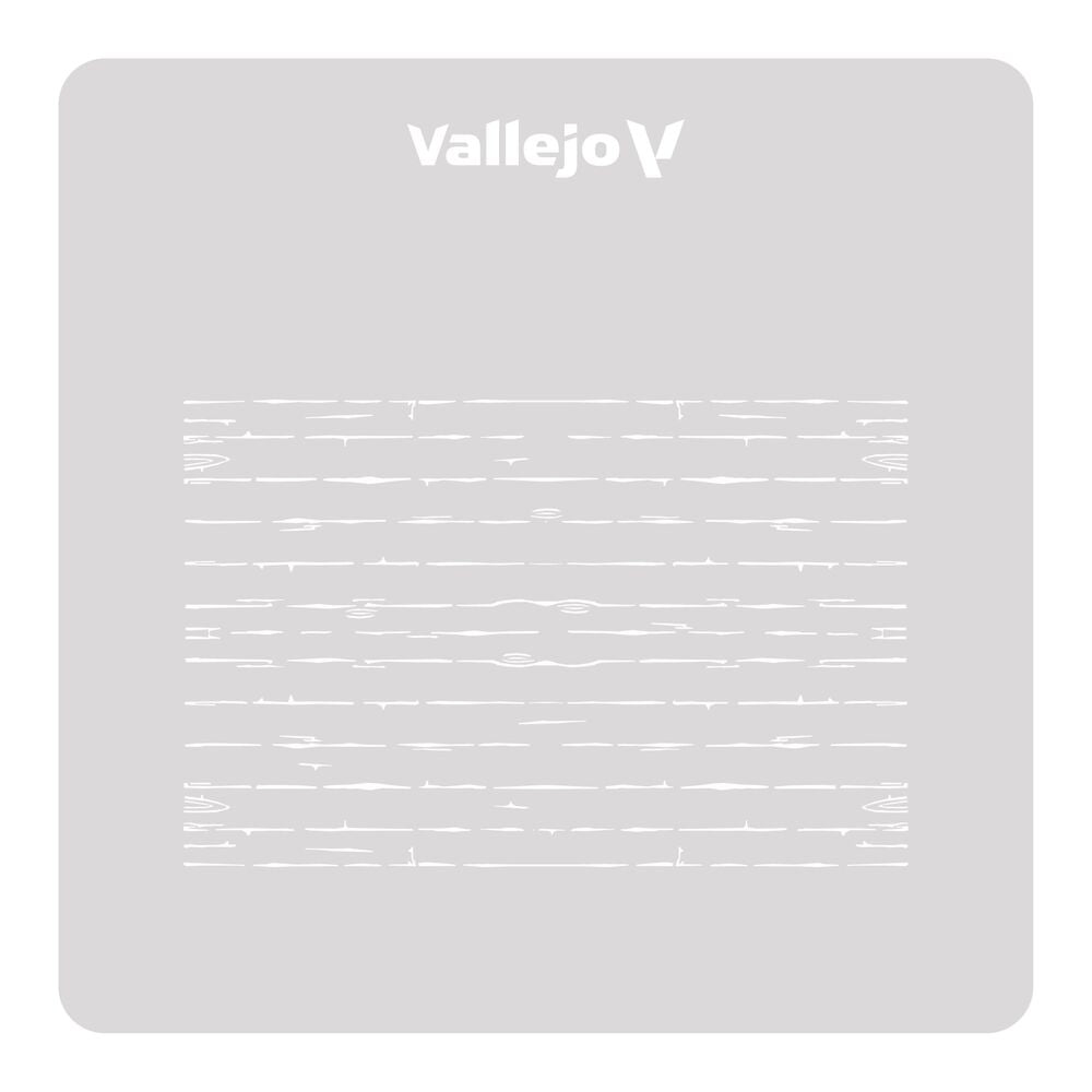 Vallejo Stencils: Wood Texture nº 1 125 x 125 mm