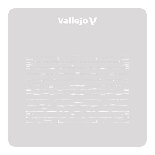 Vallejo Stencils: Wood Texture nº 1 125 x 125 mm