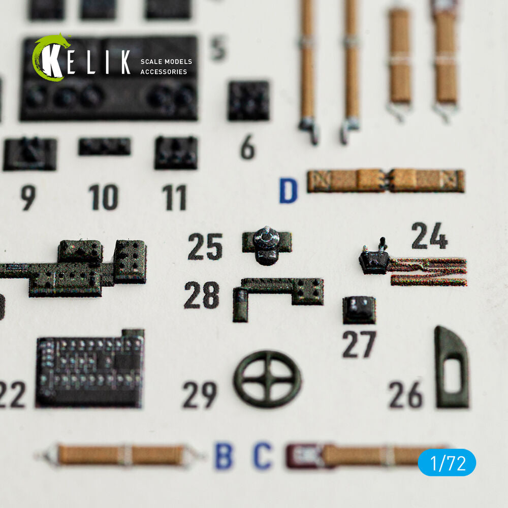 SB2C-4 - interior 3D decals for Academy / Special Hobby