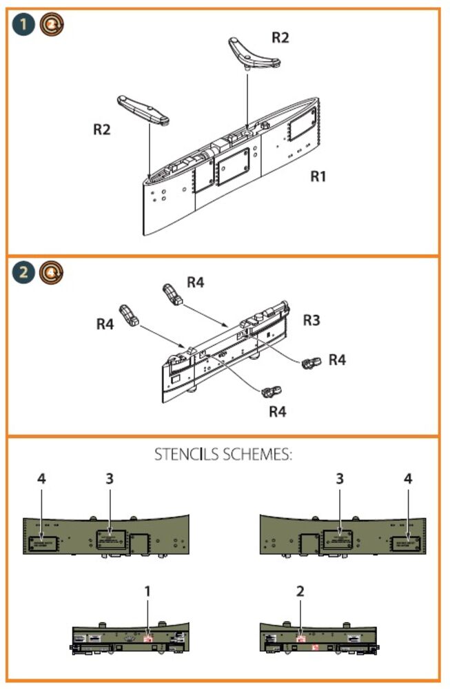 OV-1 A/B/C/D Mohawk pylons for CP kit