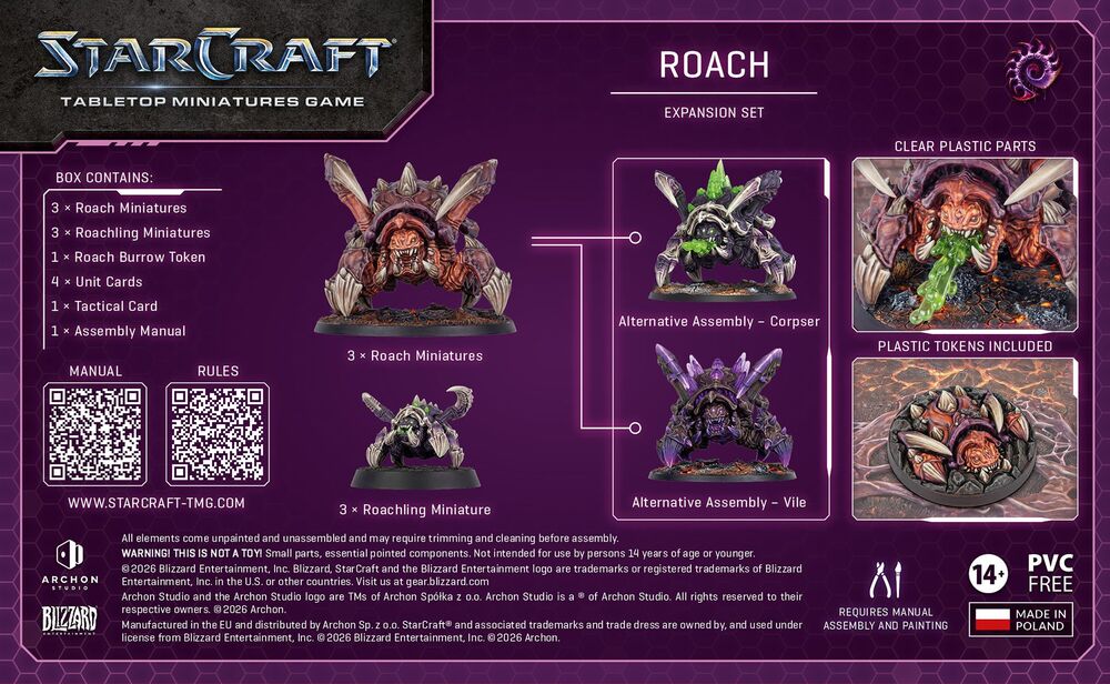 StarCraft Roach - Zerg - Expansion Set