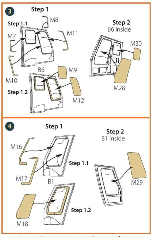 UH-2 A/B SEASPRITE for CP kit painting mask for CP kit CP72002