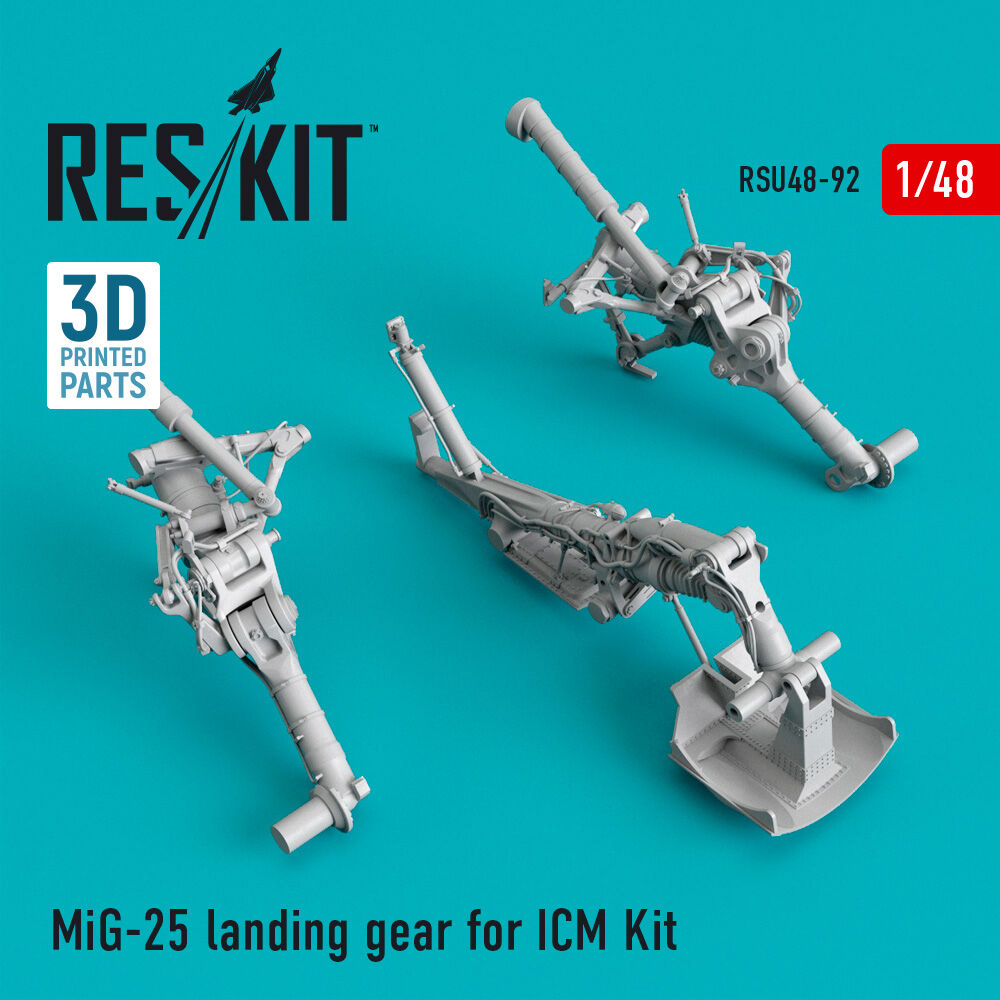 MiG-25 landing gear for ICM Kit