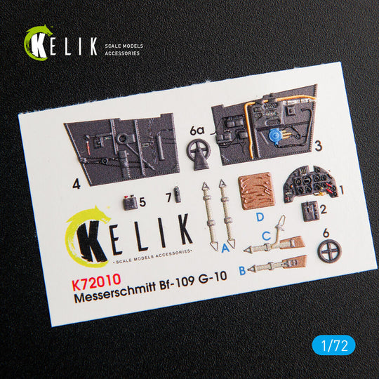 BF109-10G interior 3D decals for Fine Molds kit