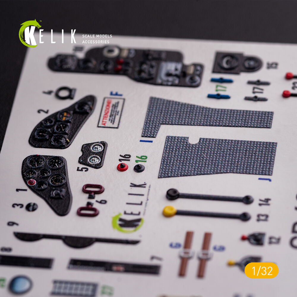 CR.42 LW - Interior 3D Decal for ICM kit