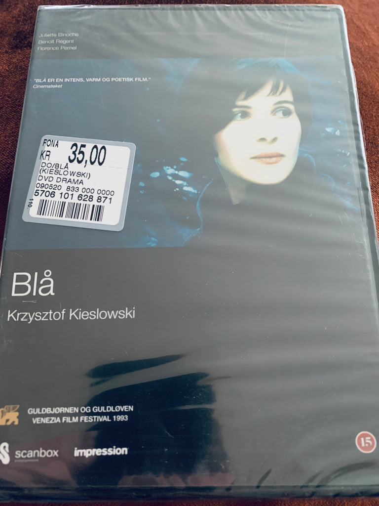 Blå. DVD. Ny i plast!