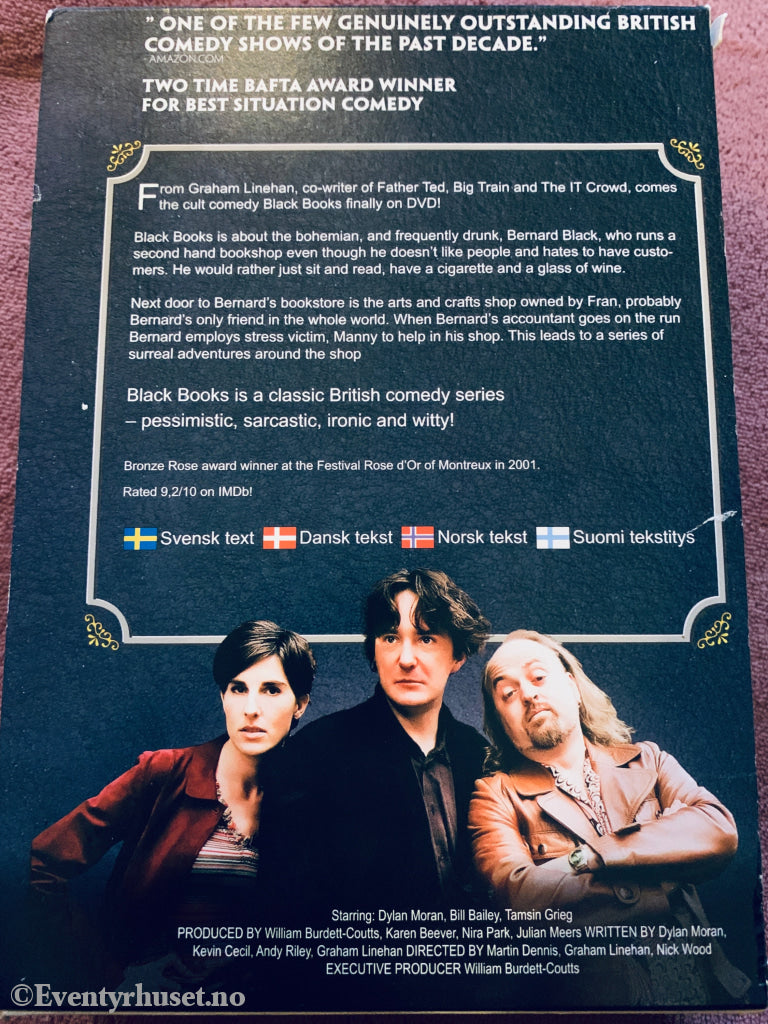 Black Books Series 1-3. DVD samleboks.