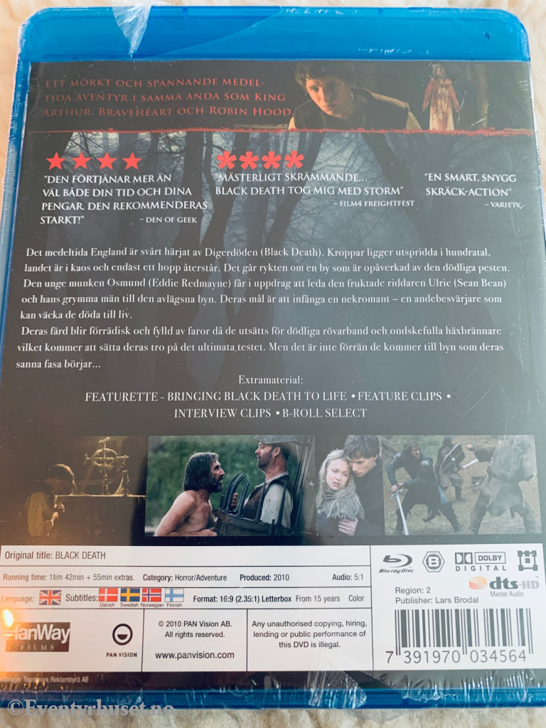 Black Death. 2010. Blu-ray. Ny i plast!