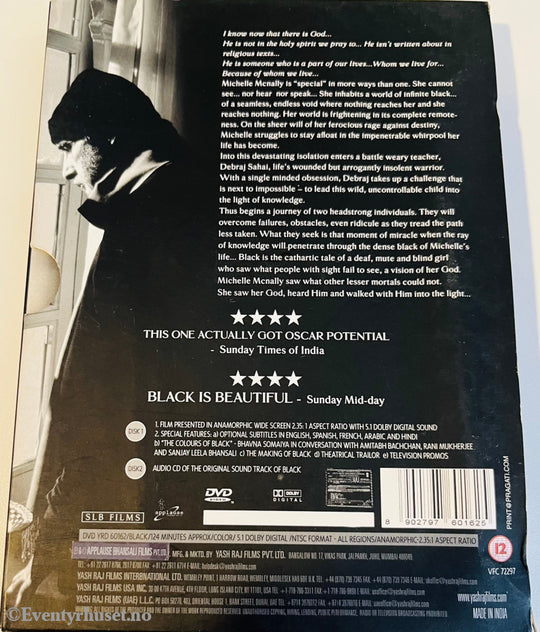 Black. Dvd Slipcase.