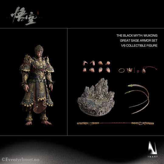 Black Myth: Wukong Action Figure 1/6 Great Sage Armor Wukong 40 cm Collectibles