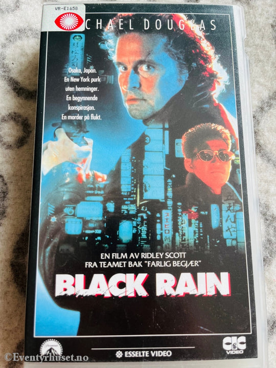 Black Rain. 1989. Vhs Fra Utleie.