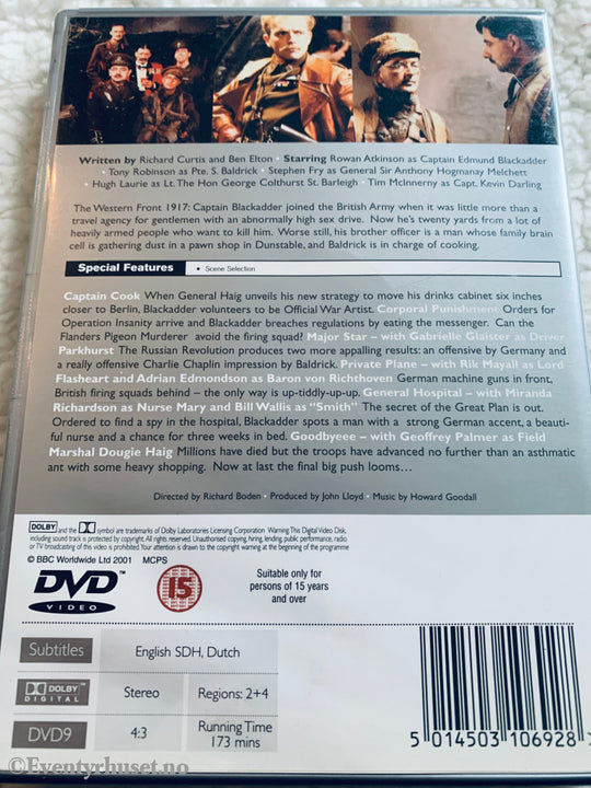 Blackadder Goes Forth. 1989. DVD.