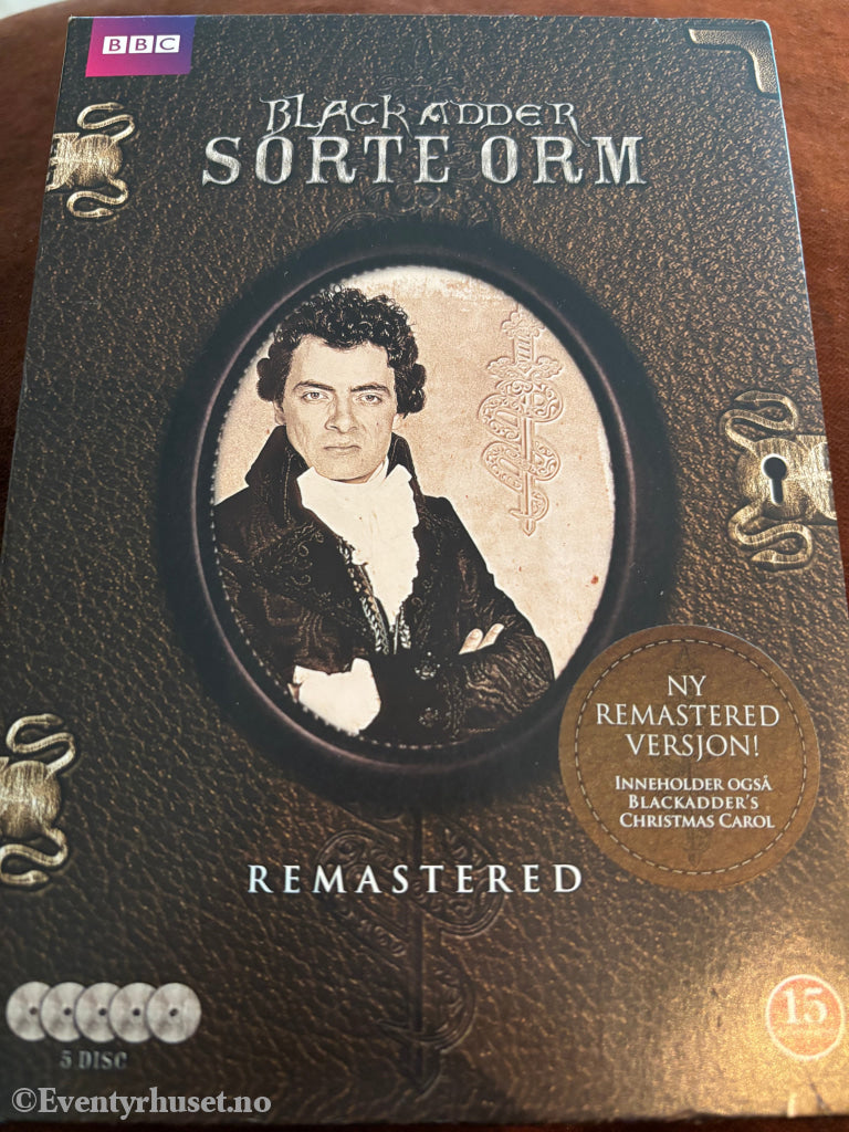 Blackadder Sorte Orm Remastered. DVD samleboks.