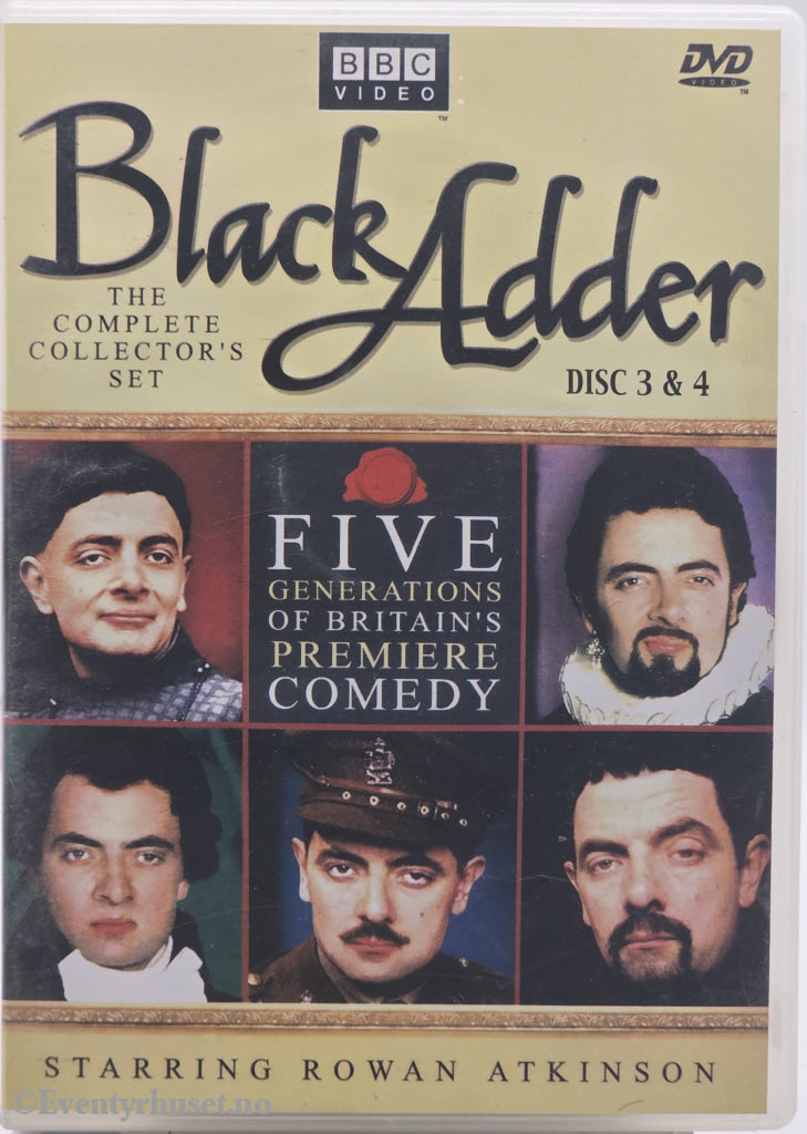 BlackAdder: The Complete Collector's Set (Disc 3 & 4). 1983-1989. DVD.