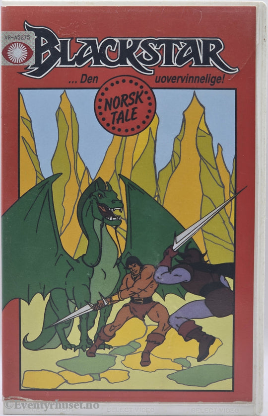 Blackstar: Den uovervinnelige!. VHS Big Box.