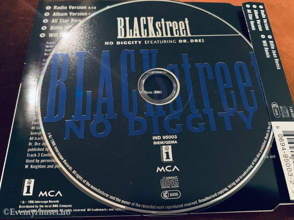 Blackstreet feat. Dr. Dre. No Diggity. 1996. CD.