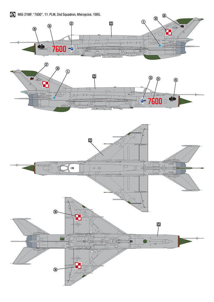 MiG-21MF Polish Air Force