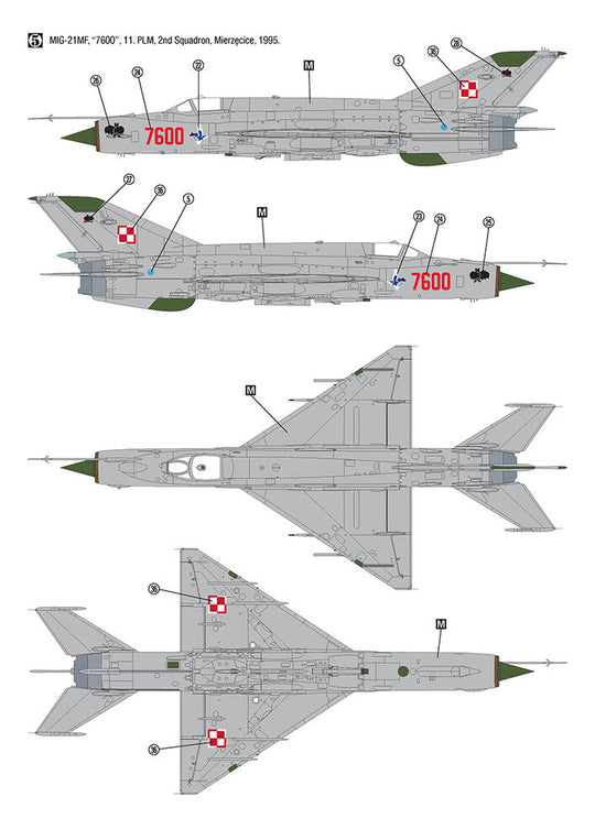 MiG-21MF Polish Air Force
