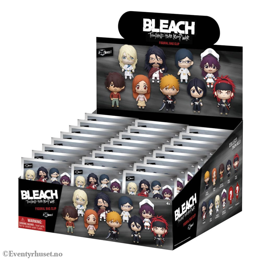 Bleach Thousand-Year Blood War 3D Foam Bag Clips Series 1 Display (24) Fashion & Accessories