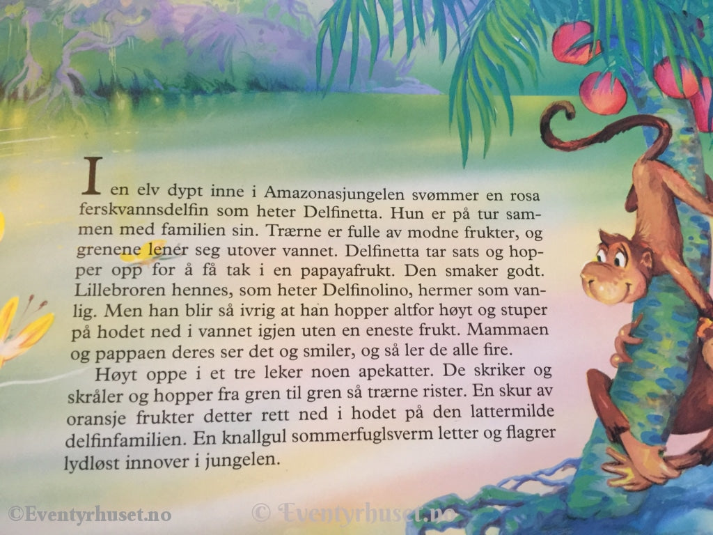 Blekkulf. 1994. Delfinetta Og Den Store Bølgen. Fortelling