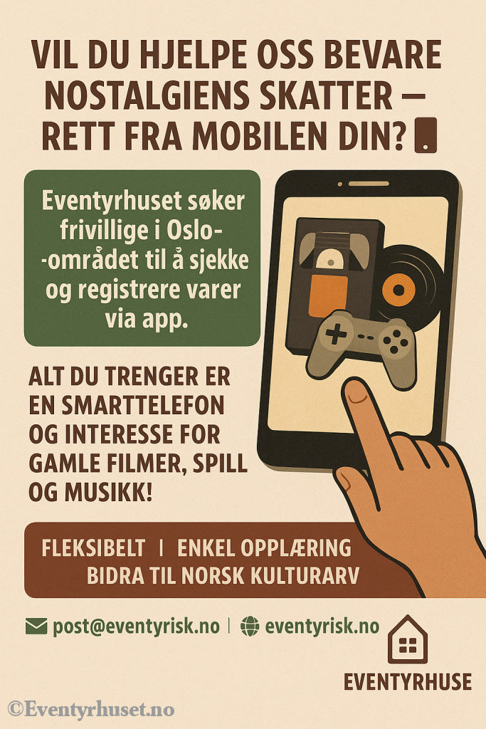 🪄 BLI EN DEL AV EVENTYRHUSET! Vi søker frivillige! Kjøpeannonse