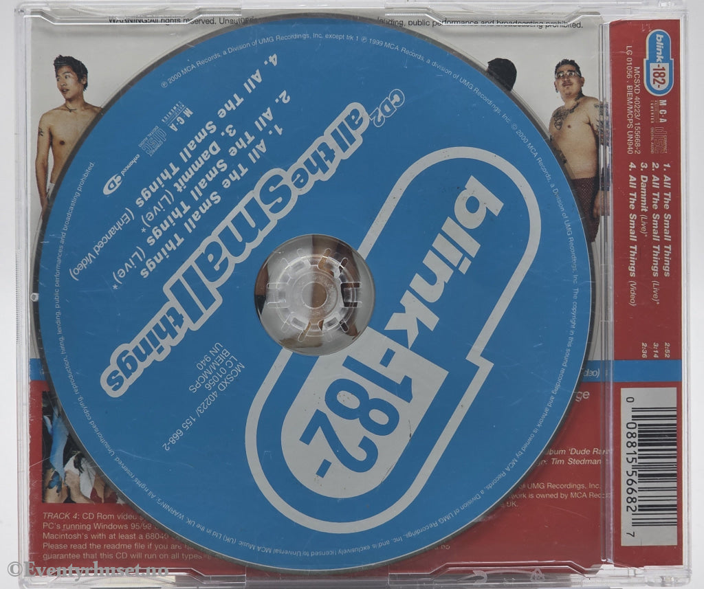 Blink-182. 1999. All the Small Things. CD singel