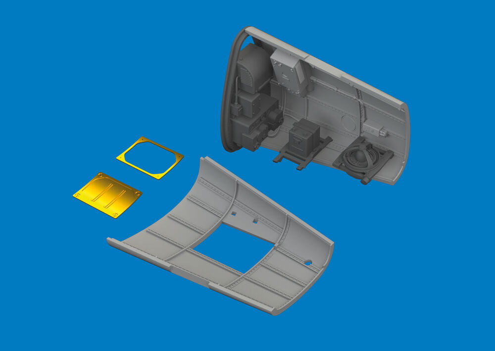 S-199 radio compartment PRINT for Eduard