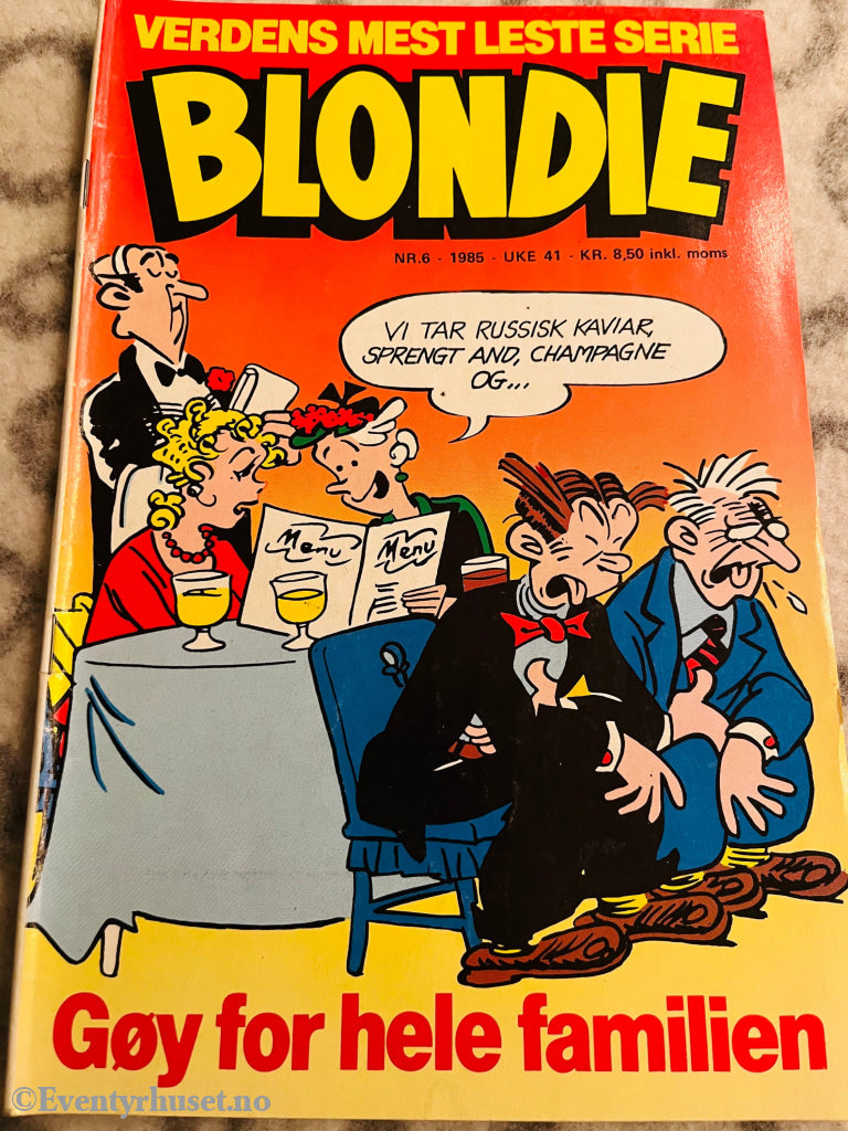 Blondie. 1985/06. Tegneserieblad