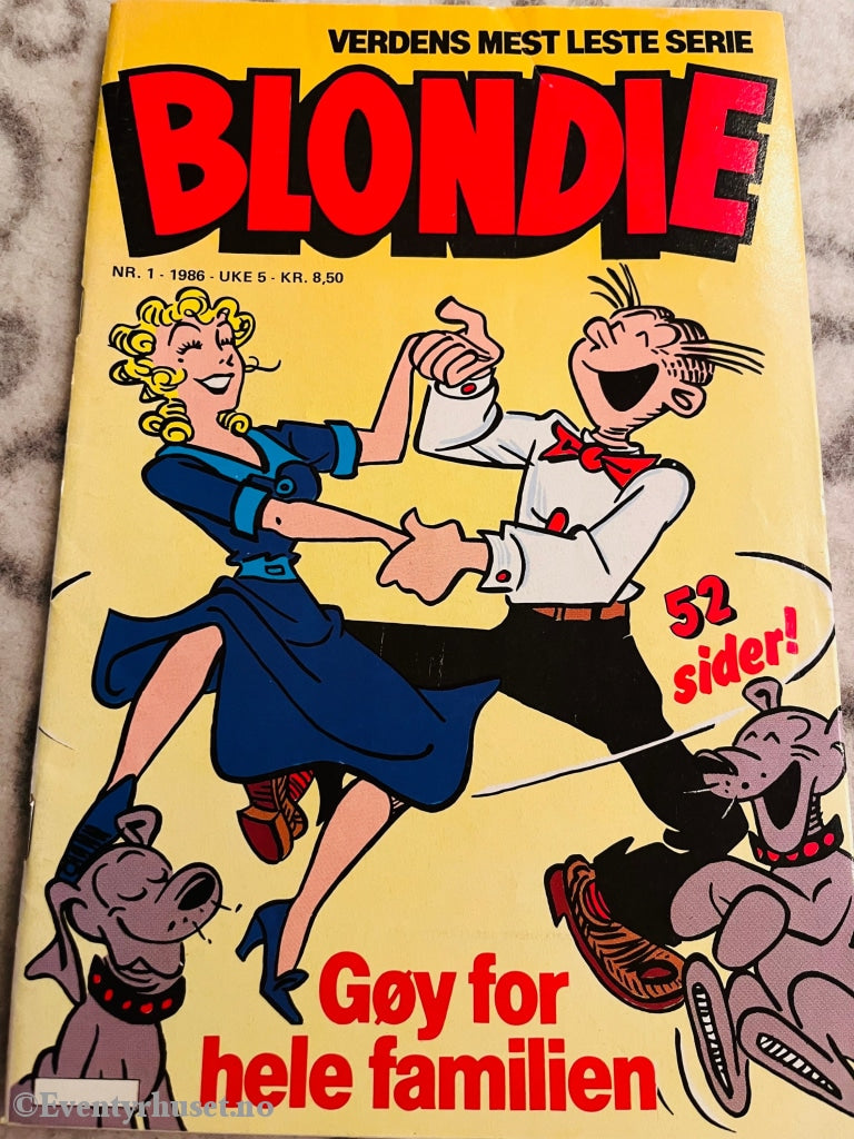 Blondie. 1986/01. Tegneserieblad