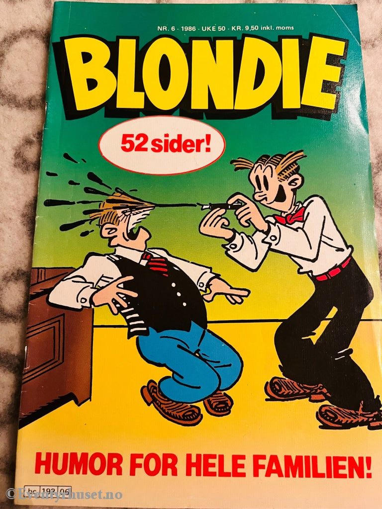 Blondie. 1986/06. Tegneserieblad