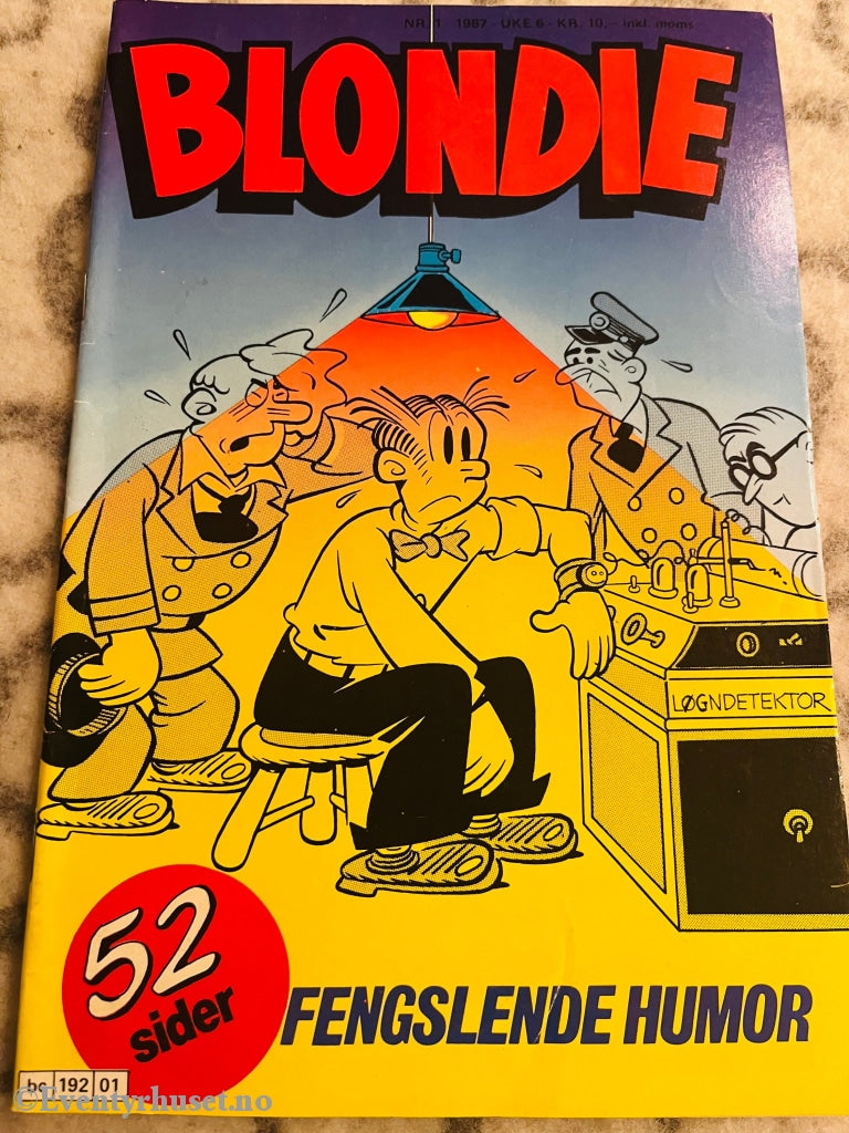 Blondie. 1987/01. Tegneserieblad