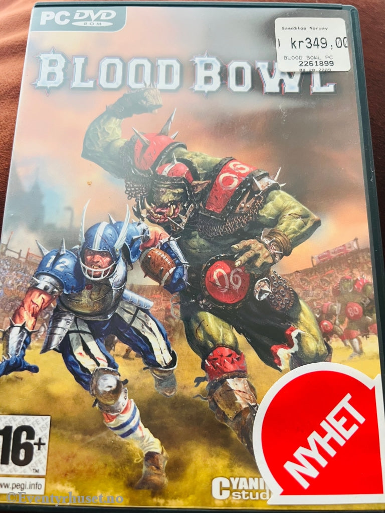 Blood Bowl. Pc-Spill. Pc Spill