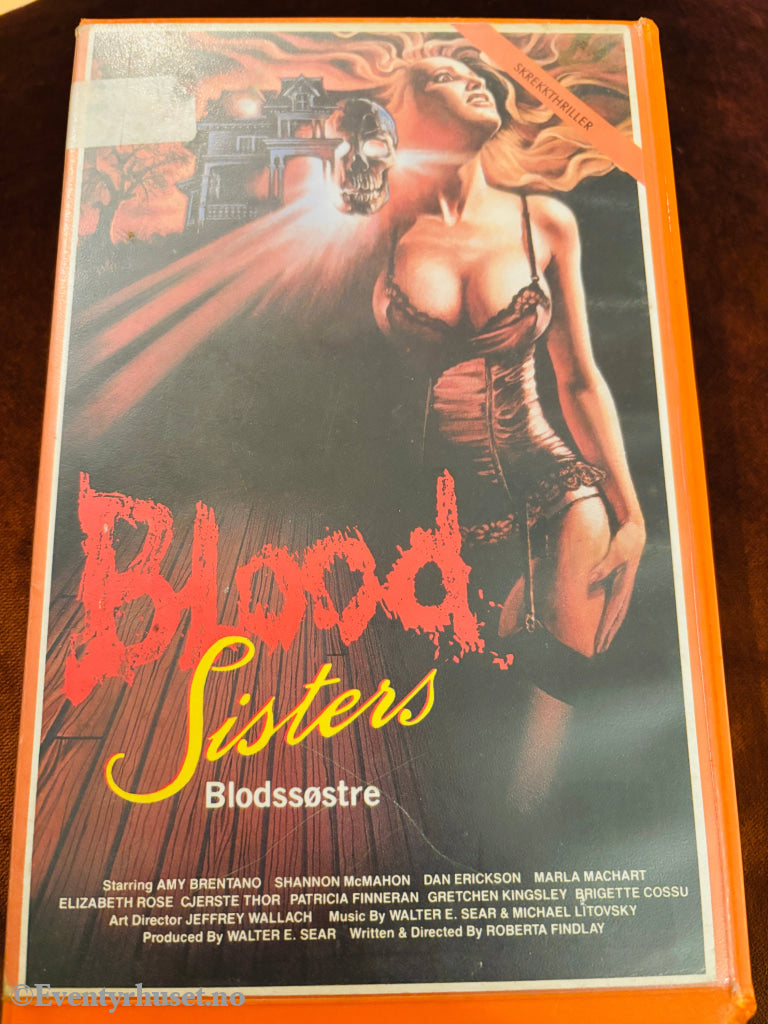 Blood Sisters - Blodssøstre. VHS Big Box.