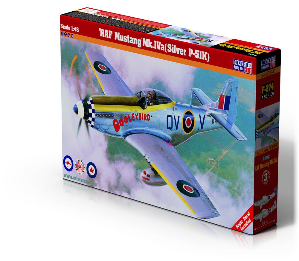 RAF P-51 Mustang Mk Iva Silver P-51