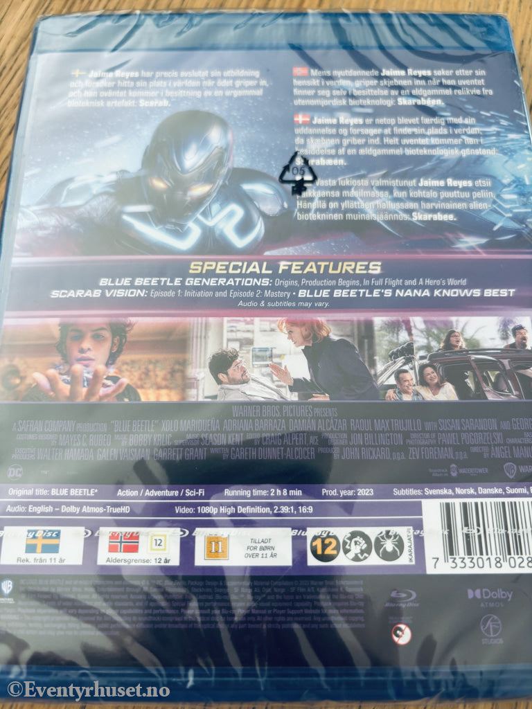Blue Beetle. Blu-ray. Ny i plast!
