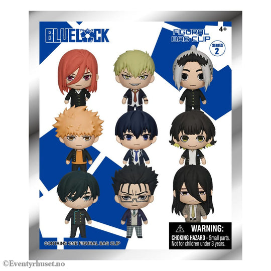 Blue Lock 3D Foam Bag Clips Series 2 Display (24) Fashion & Accessories