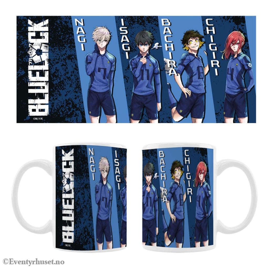 Blue Lock Ceramic Mug Nagi Isagi Bachira & Chigiri Manga & Anime
