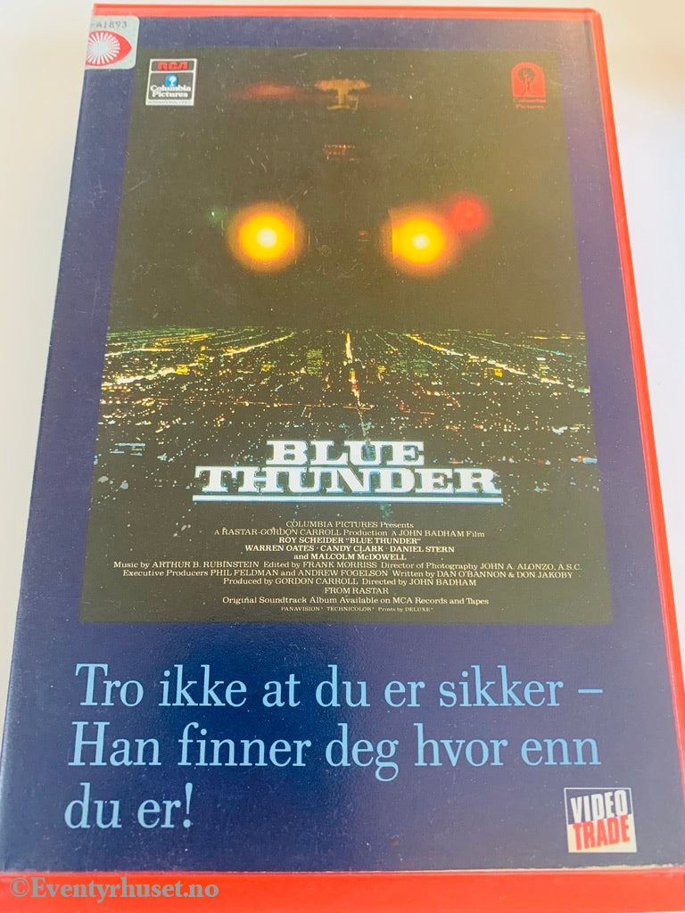 Blue Thunder. 1982. Vhs Big Box. Box