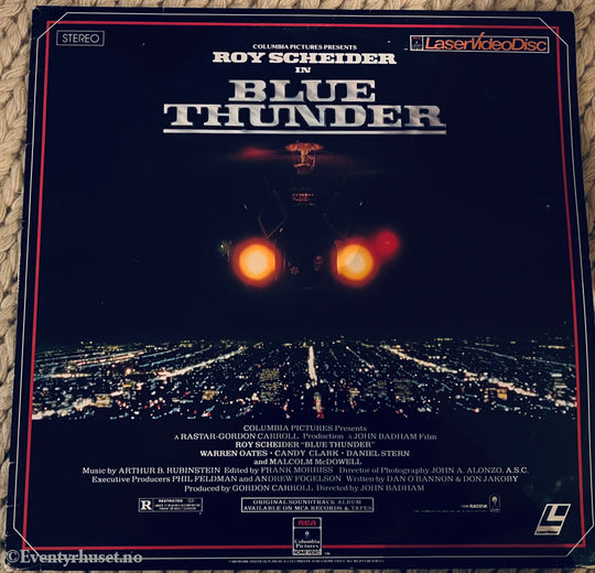 Blue Thunder. Laserdisc. Laserdisc