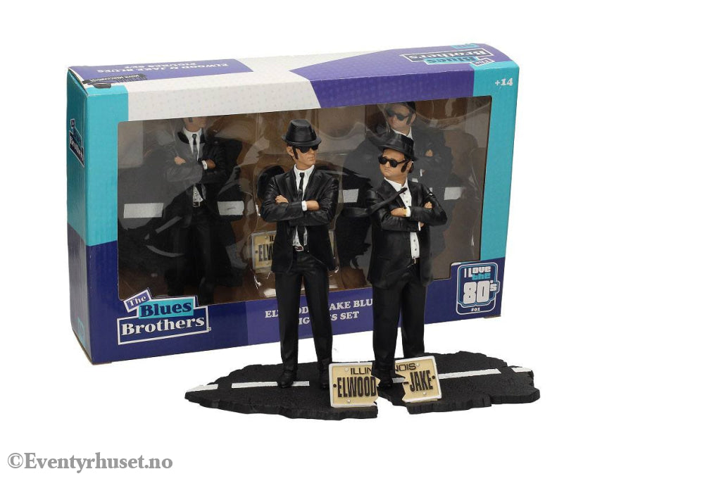 Blues Brothers Movie Icons Statue 2-Pack Jake & Elwood 18 cm Collectibles