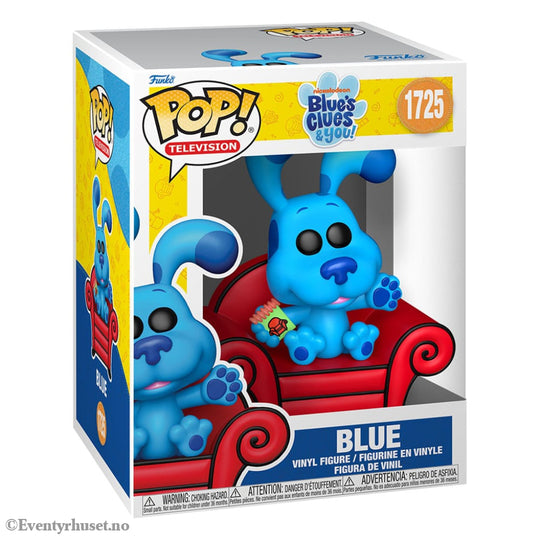 Blues Clues POP! Premium Vinyl Figure Blue w/couch 9 cm Collectibles