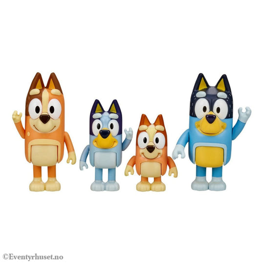 Bluey Action Figures 4-Pack Toys
