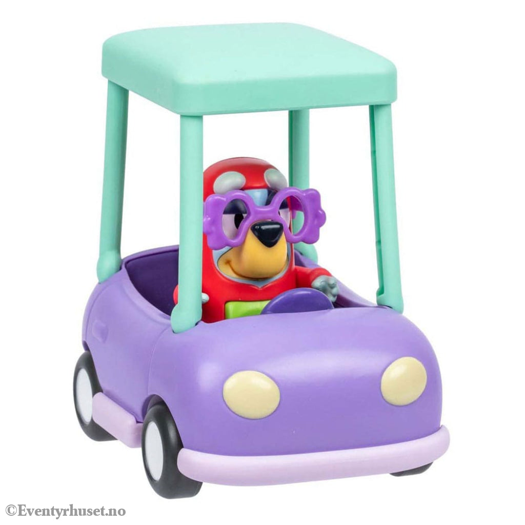Bluey Mini Figure Playset Janet & Granny Car Collectibles