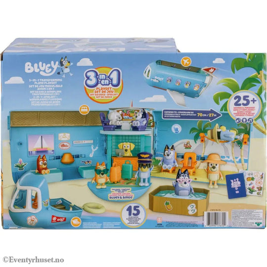 Bluey Mini Figures Playset Bluey Holiday 3in1 Set Collectibles